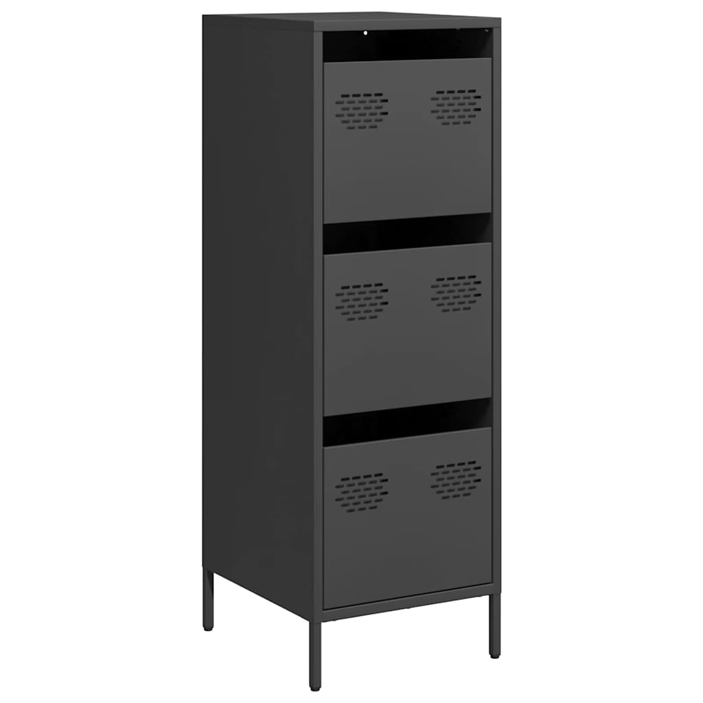 Sideboard Steel Highboard Storage Cabinet 39x35x103.5cm Industrial Shelving Unit