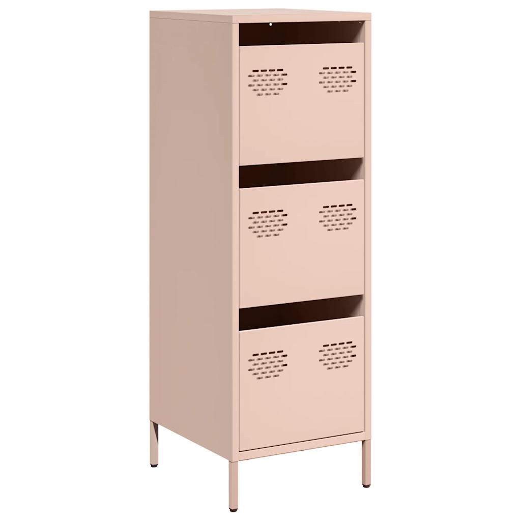 Sideboard Steel Highboard Storage Cabinet 39x35x103.5cm Industrial Shelving Unit