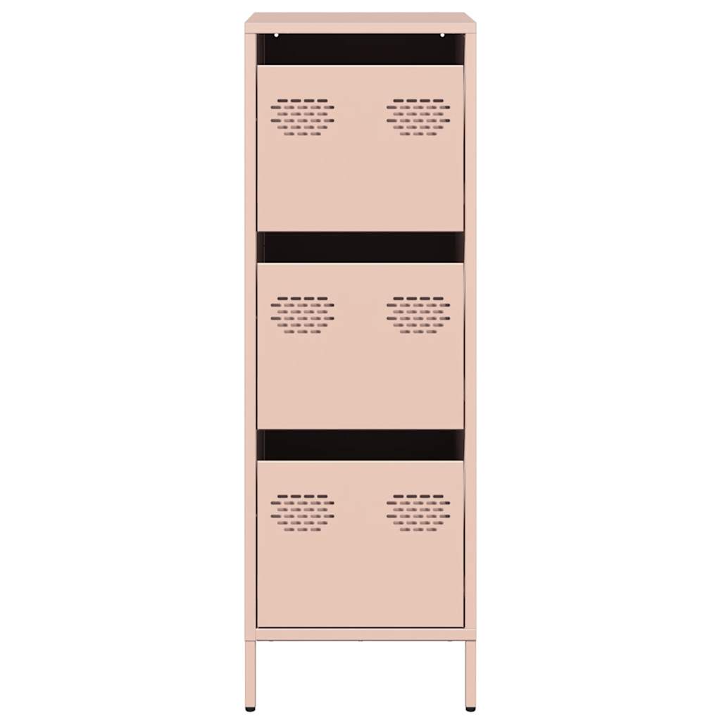 Sideboard Steel Highboard Storage Cabinet 39x35x103.5cm Industrial Shelving Unit