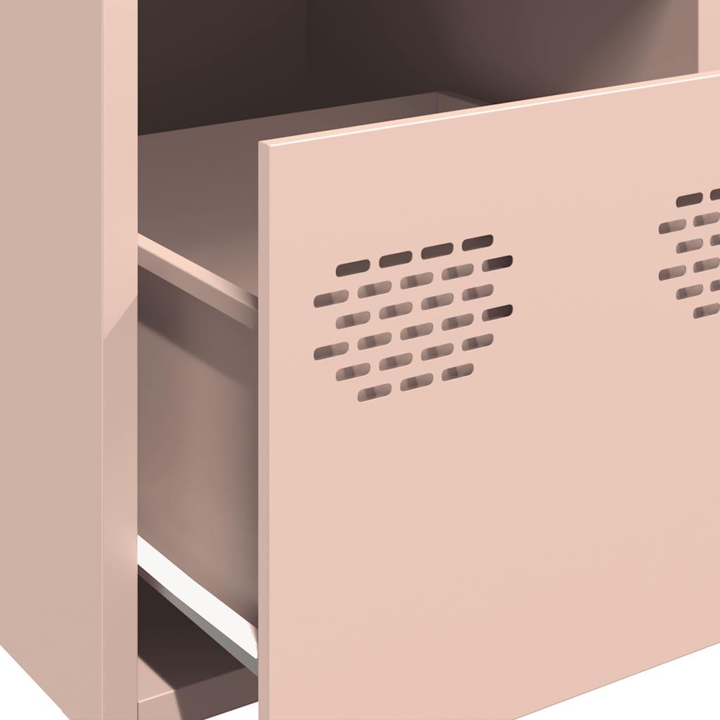 Sideboard Steel Highboard Storage Cabinet 39x35x103.5cm Industrial Shelving Unit