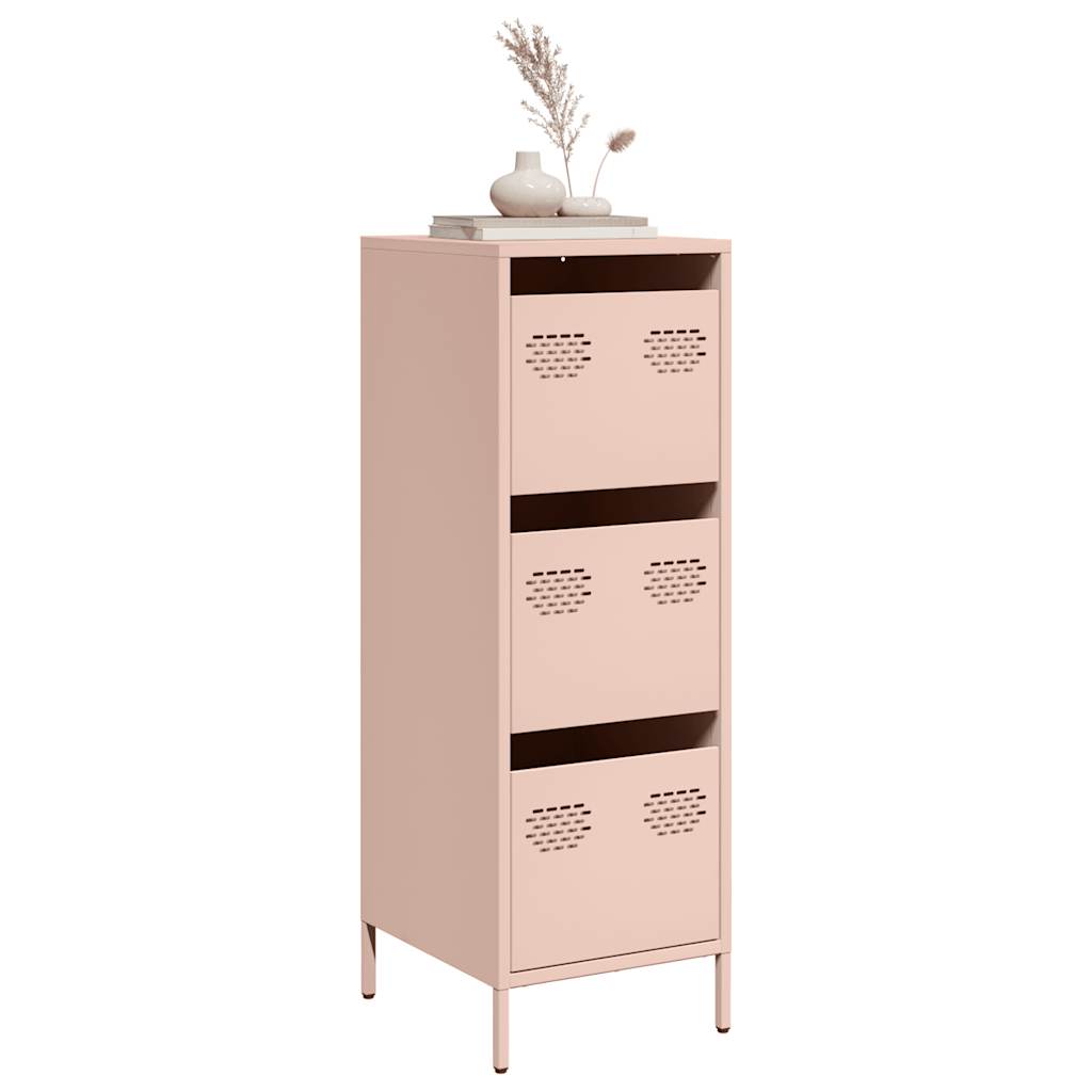 Sideboard Steel Highboard Storage Cabinet 39x35x103.5cm Industrial Shelving Unit