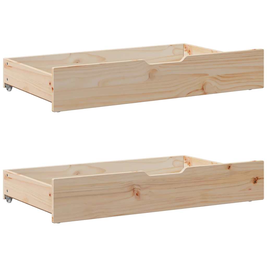 Bed Frame Without Mattress 150X200 Cm King Size Solid Wood Pine