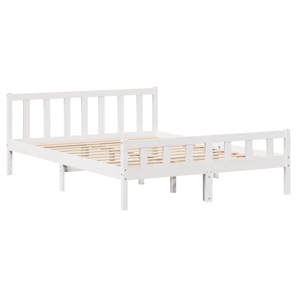 Bed Frame Without Mattress King Size Solid Wood Pine