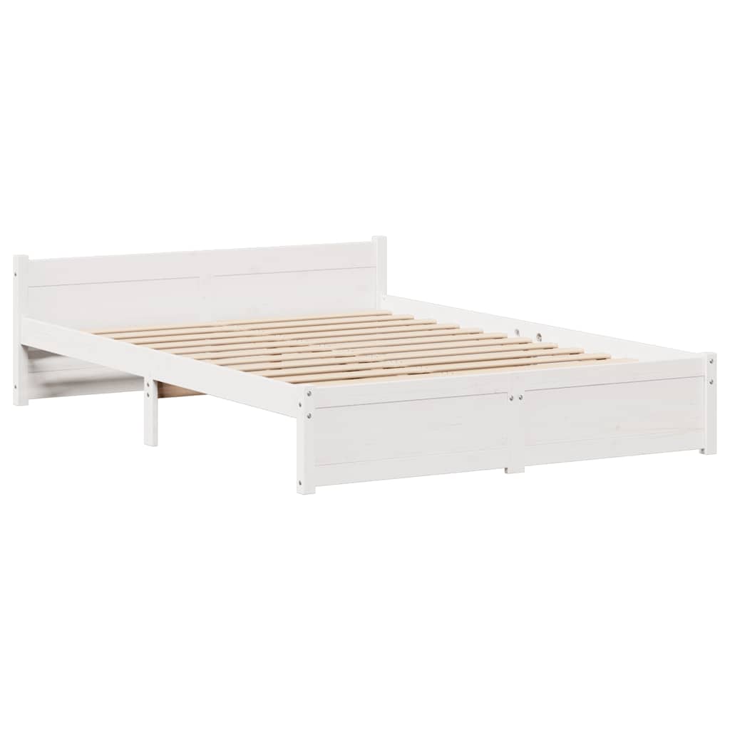 Bed Frame Without Mattress Solid Wood Pine