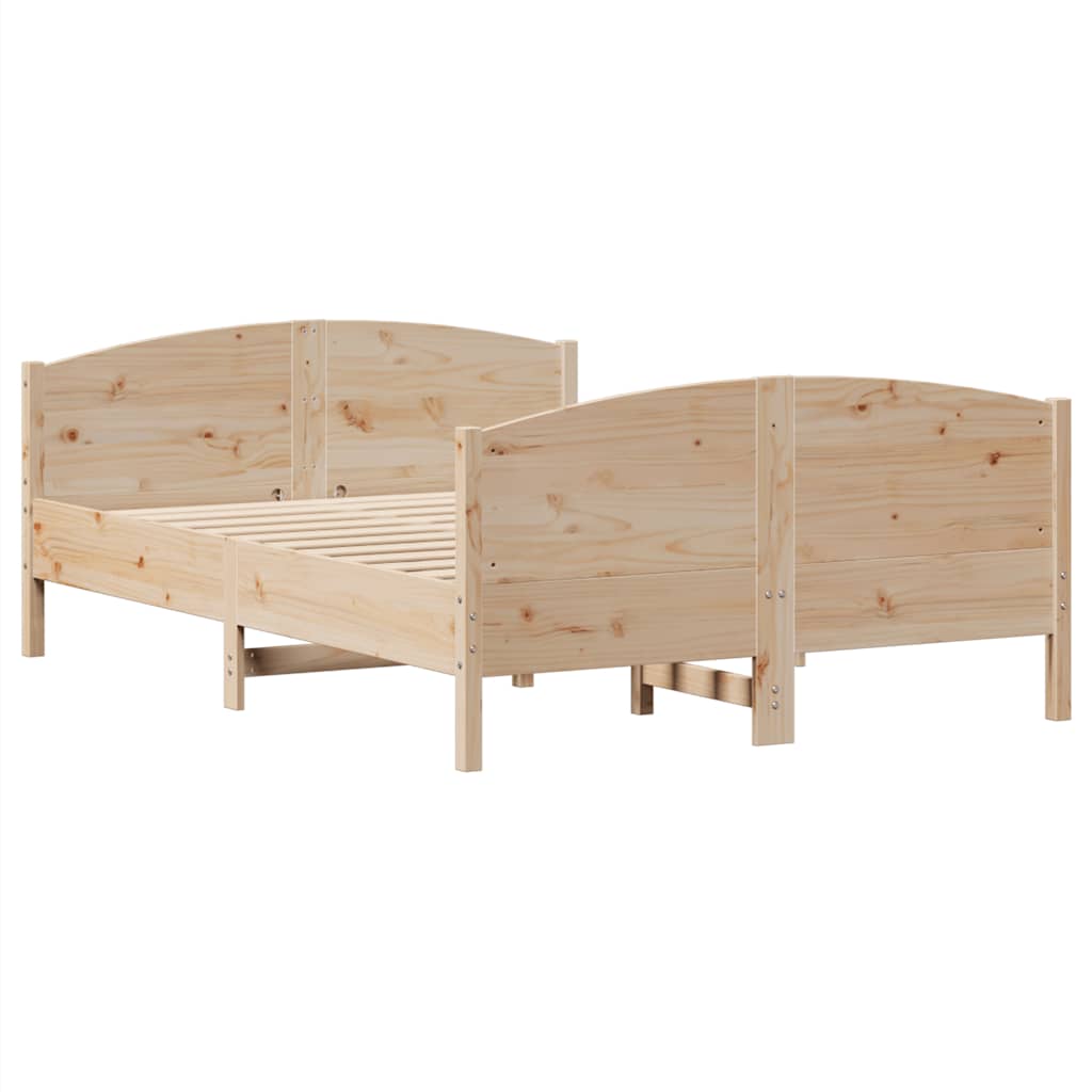 Bed Frame Without Mattress Solid Wood Pine