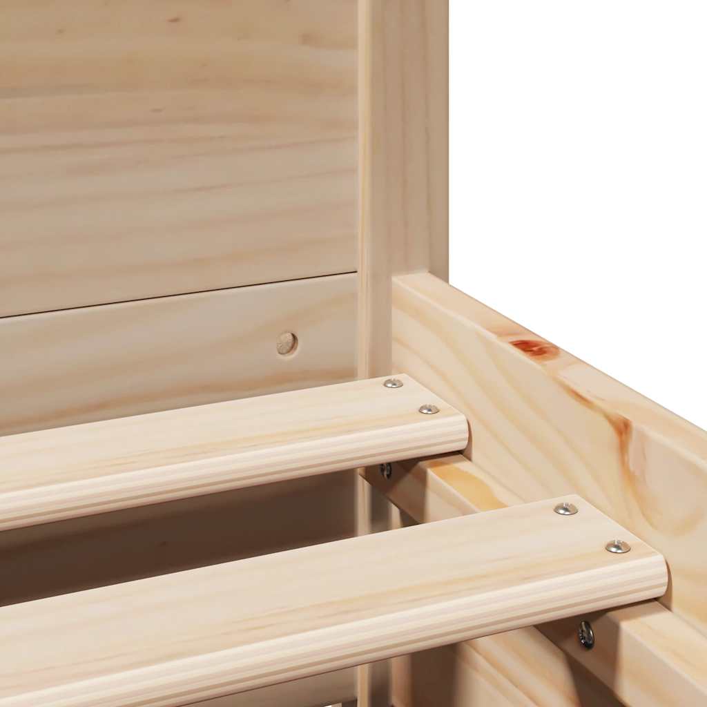 Bed Frame Without Mattress Solid Wood Pine