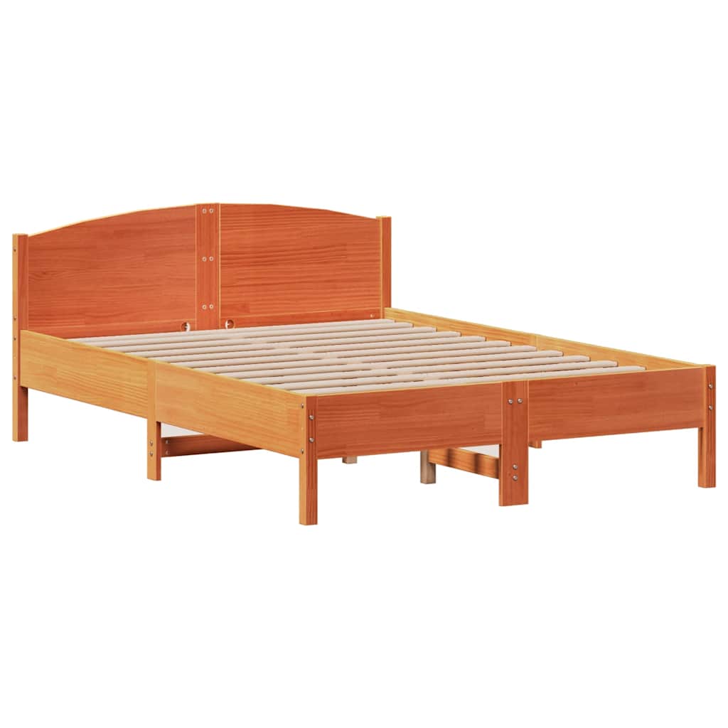Bed Frame Without Mattress Solid Wood Pine