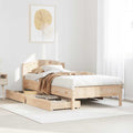 Bed Frame Without Mattress Solid Wood Pine