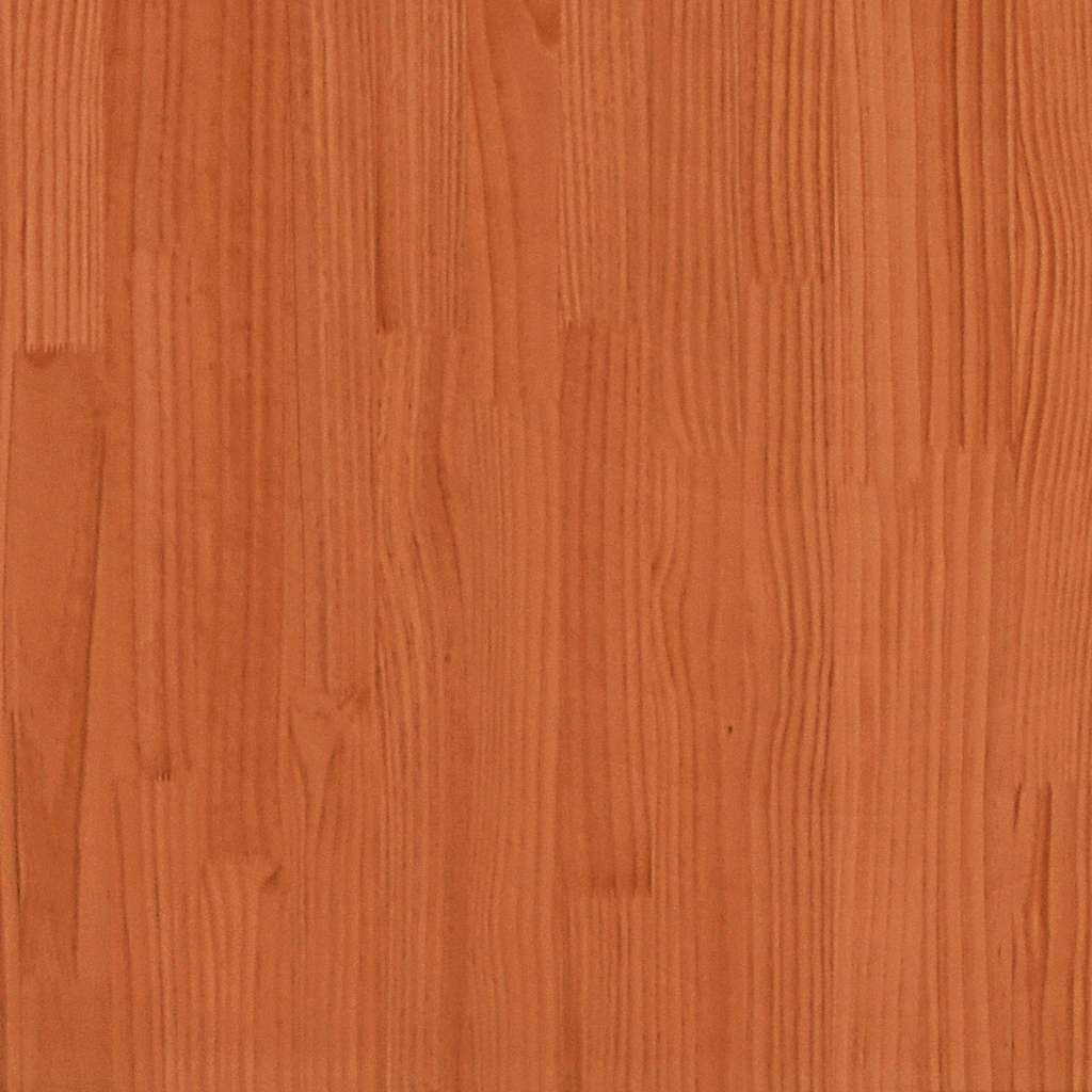 Bed Frame Without Mattress Small Single Solid Wood Pine Natural Wax Brown White