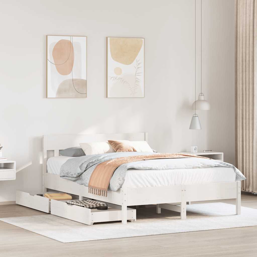 Bed Frame Without Mattress Small Single Solid Wood Pine
