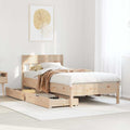 Bed Frame Without Mattress Small Single Solid Wood Pine