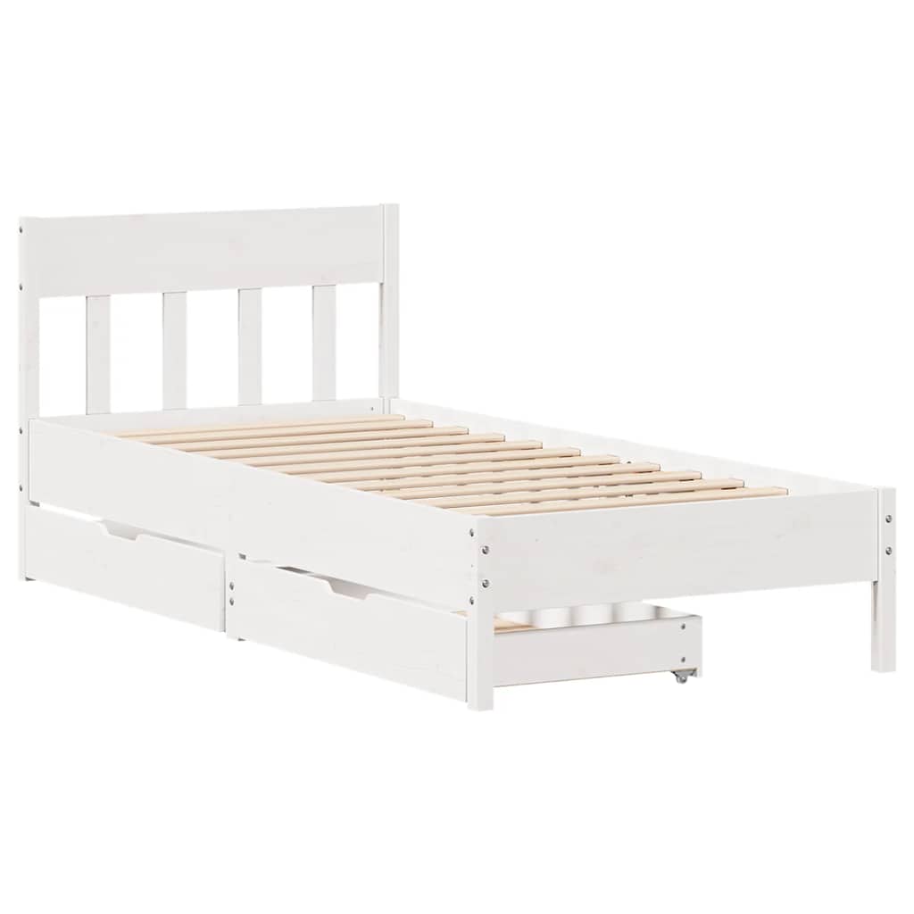 Bed Frame Without Mattress Small Single Solid Wood Pine