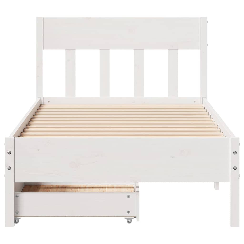 Bed Frame Without Mattress Small Single Solid Wood Pine