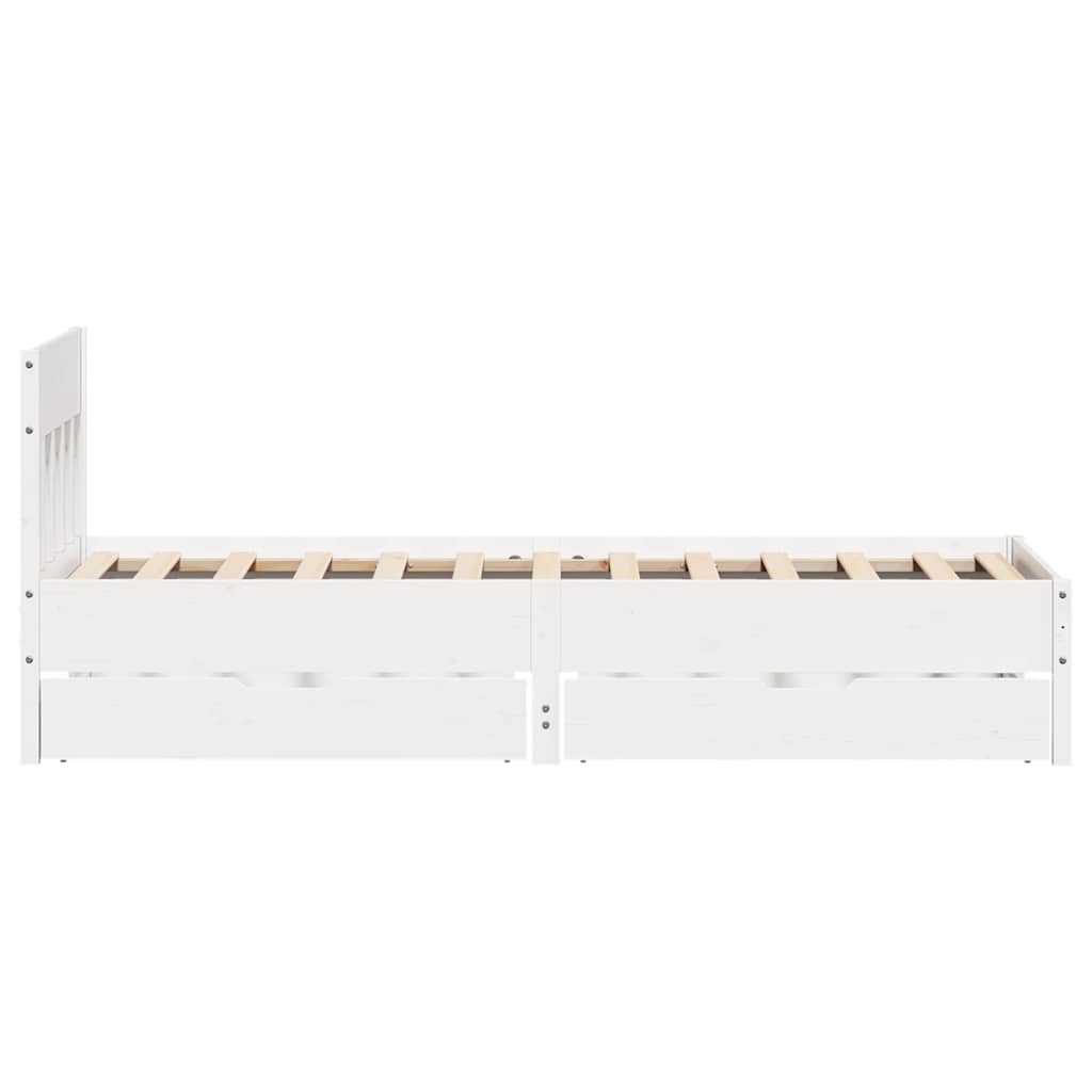 Bed Frame Without Mattress Small Single Solid Wood Pine
