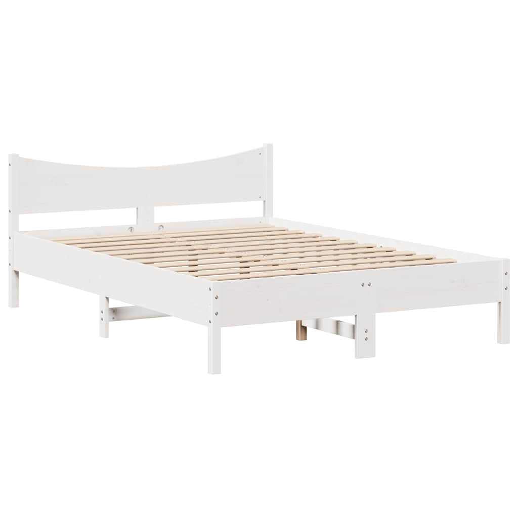 Bed Frame With Drawers Double Solid Wood Pine