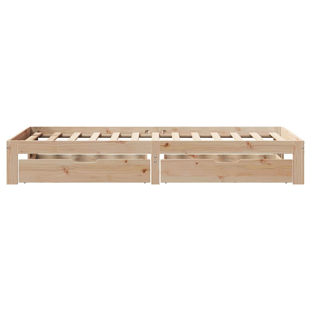 Bed Frame With Drawers Without Mattress