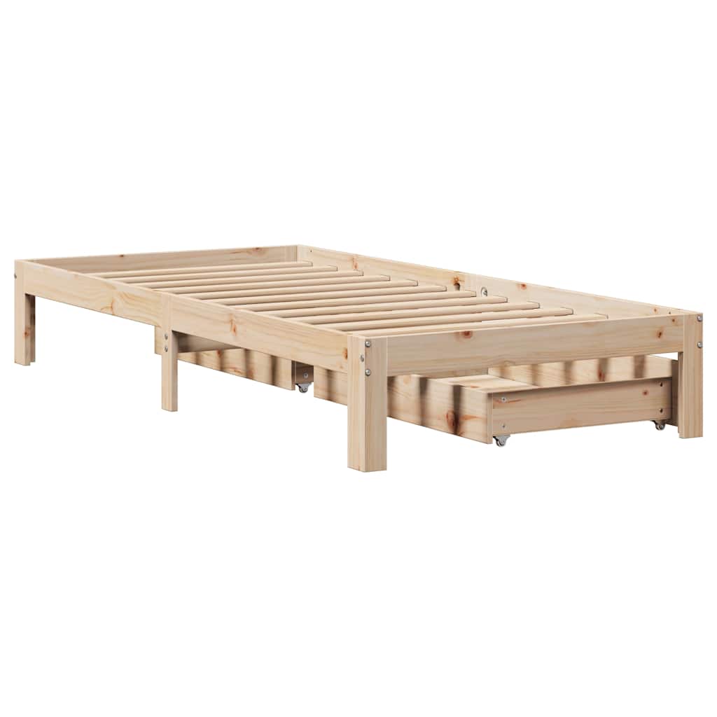 Bed Frame With Drawers Without Mattress