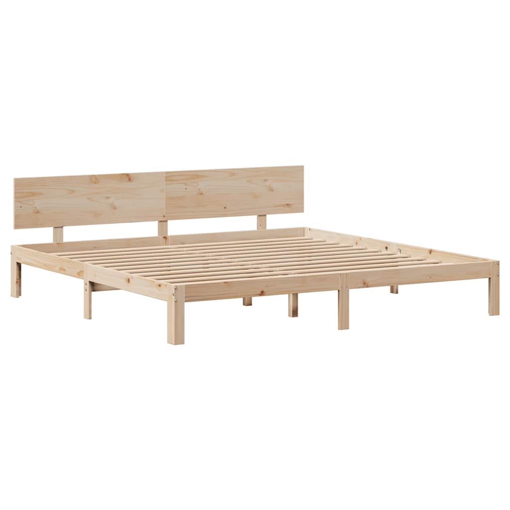 Bed Frame With Drawers Without Mattress 180X200 Cm Super King