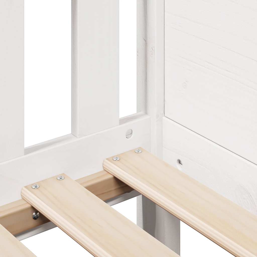 Kids Bed Frame With Drawers Without Mattress Solid Wood