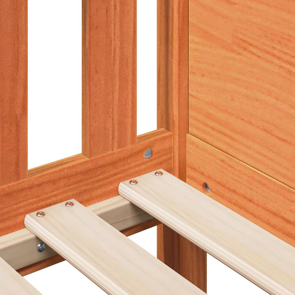 Kids Bed Frame With Drawers Without Mattress Solid Wood