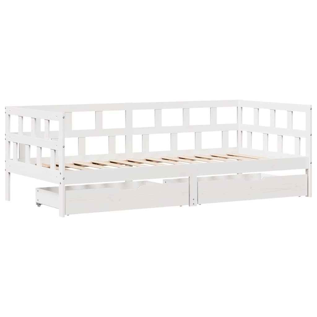 Daybed With Drawers Without Mattress Solid Wood