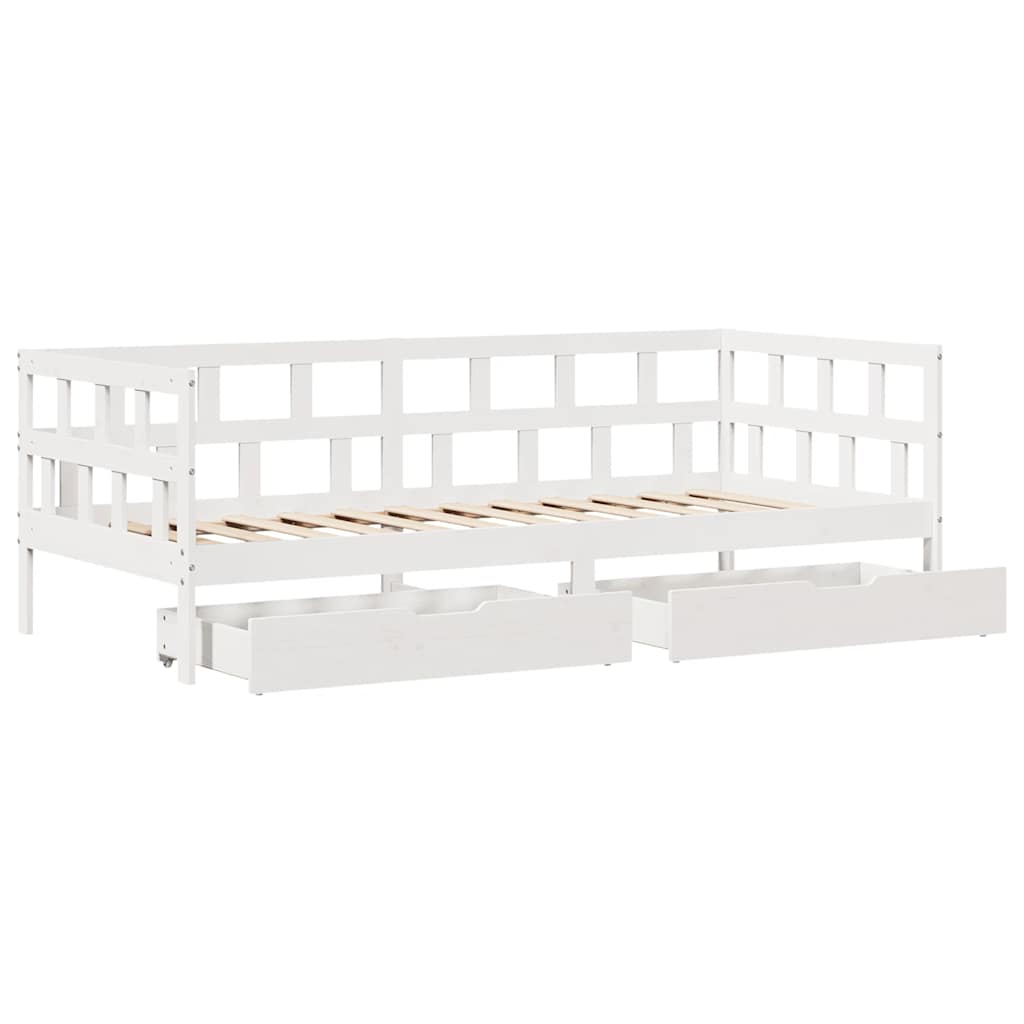 Daybed With Drawers Without Mattress Solid Wood