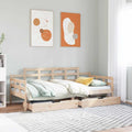 Daybed With Drawers Without Mattress Single Solid Wood