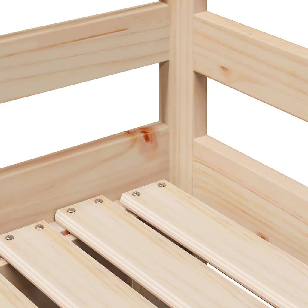 Bed Frame Single Day Trundle & Drawers 90x190cm Wooden Guest 193.5 cm