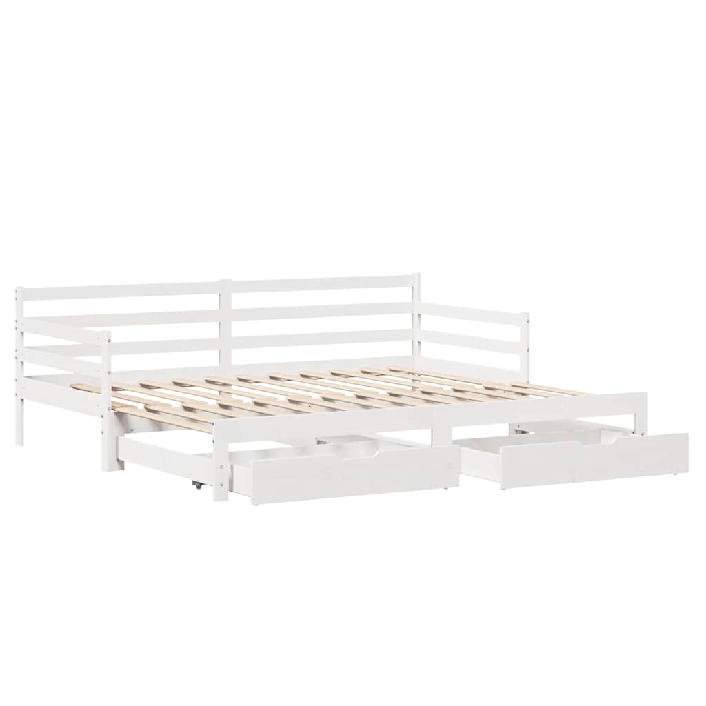 Daybed With Trundle And Drawers Without Mattress