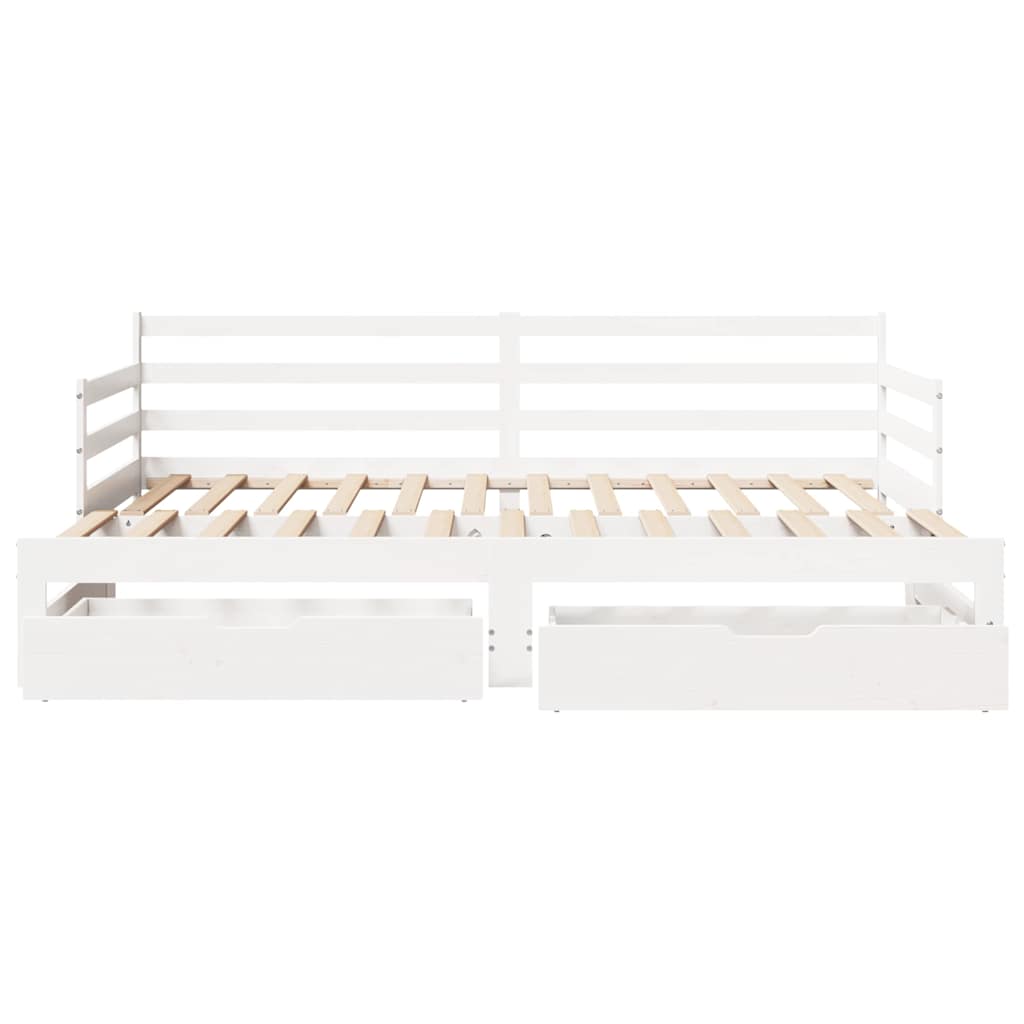 Daybed With Trundle And Drawers Without Mattress