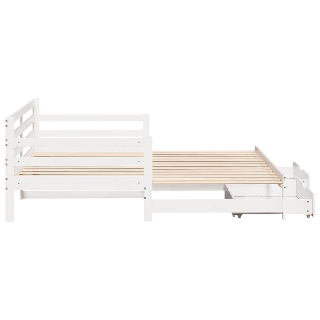 Daybed With Trundle And Drawers Without Mattress