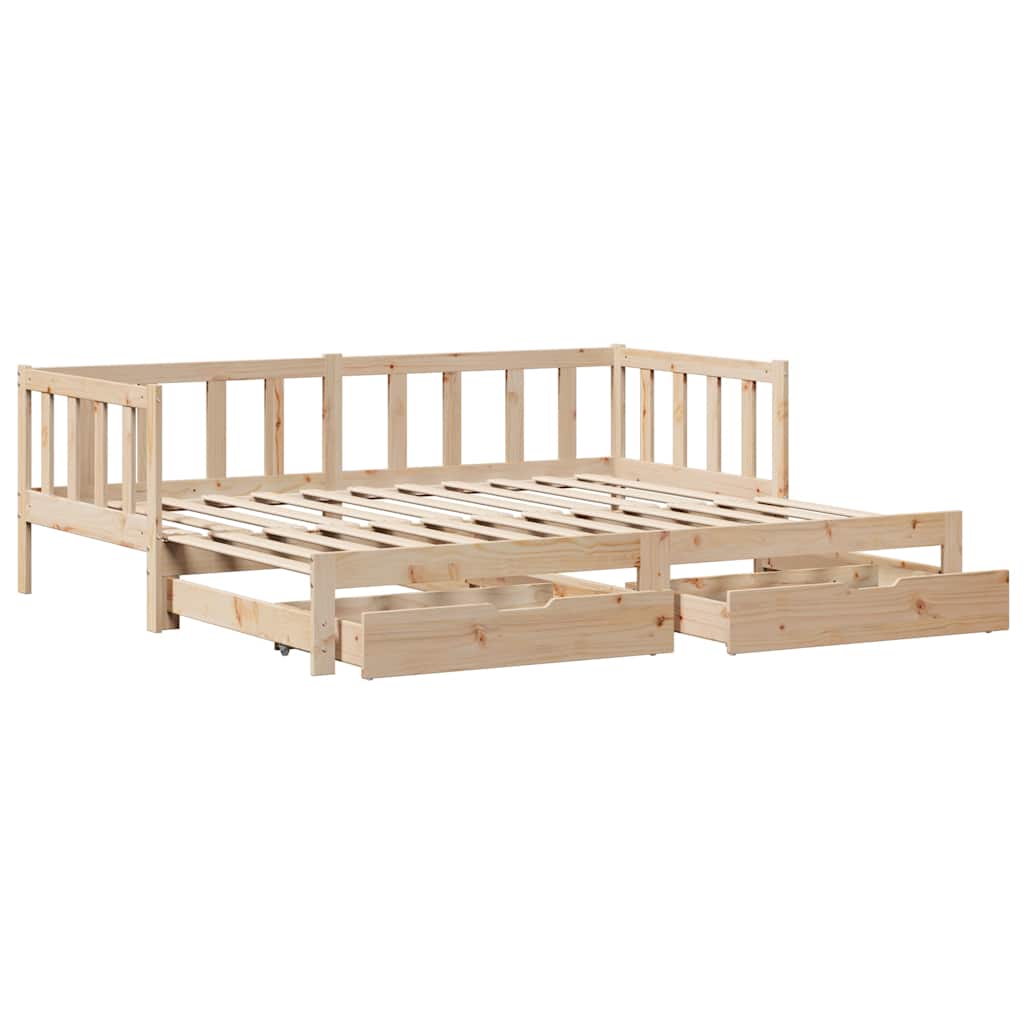 Daybed With Trundle And Drawers Without Mattress