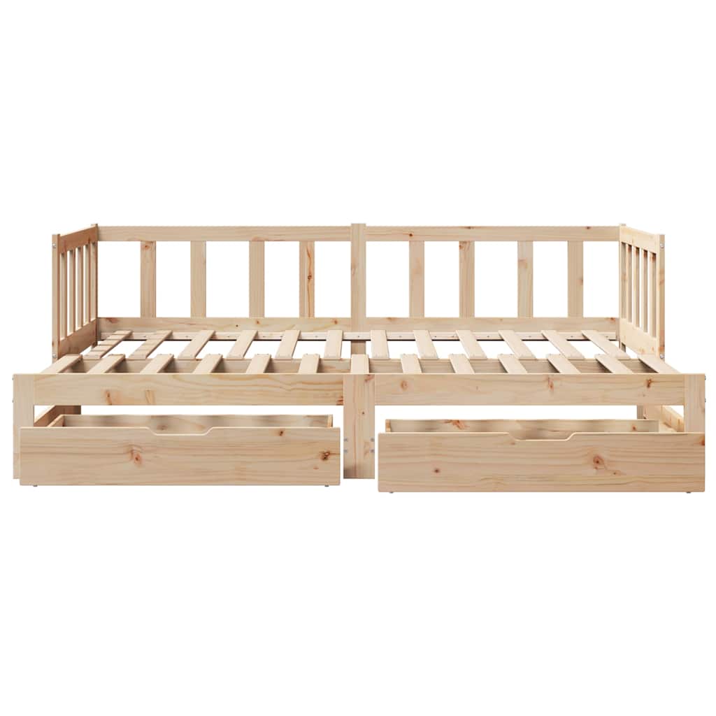 Daybed With Trundle And Drawers Without Mattress