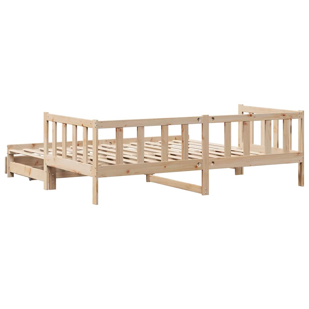 Daybed With Trundle And Drawers Without Mattress