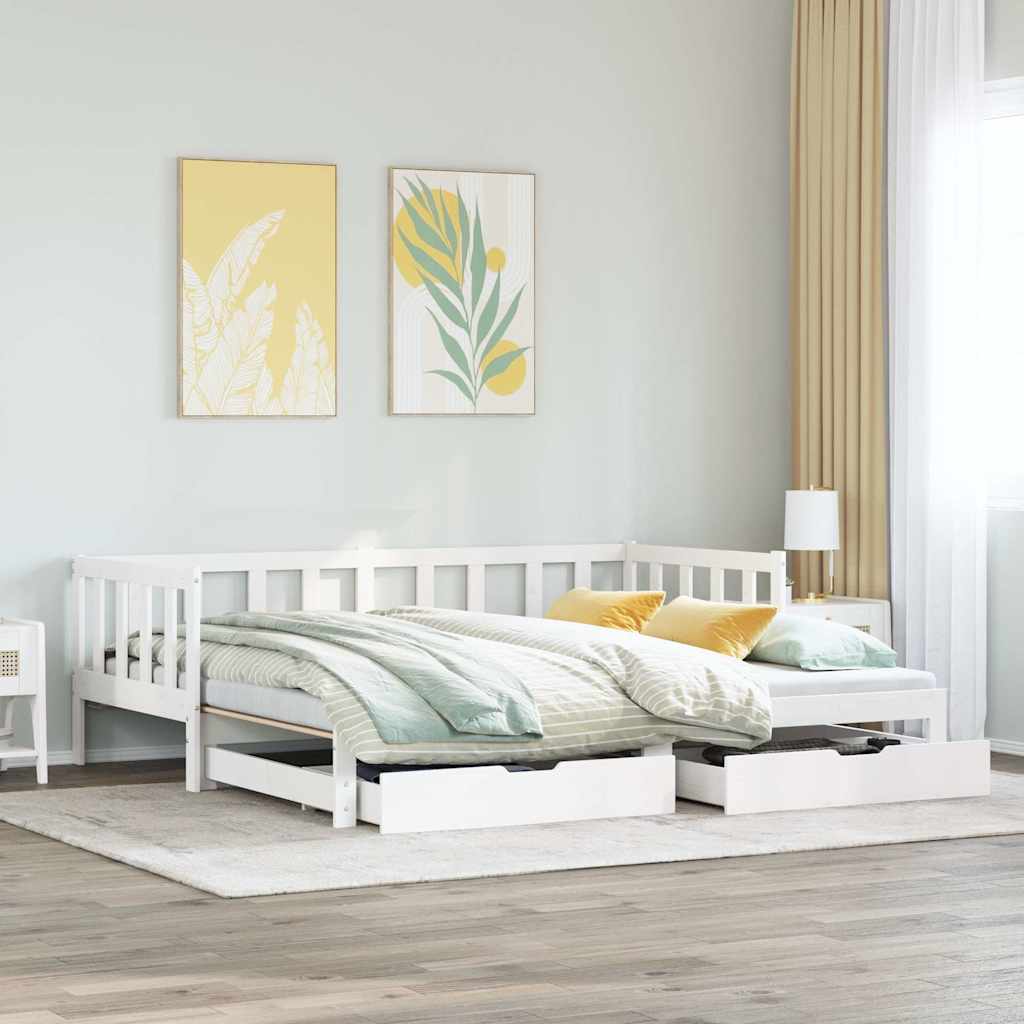 Daybed With Trundle And Drawers Without Mattress