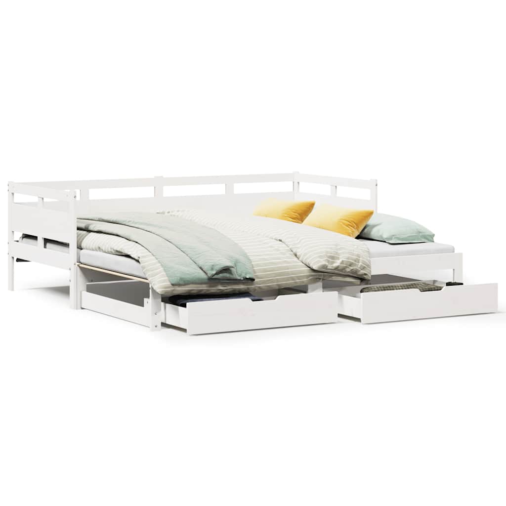 Daybed With Trundle And Drawers Without Mattress