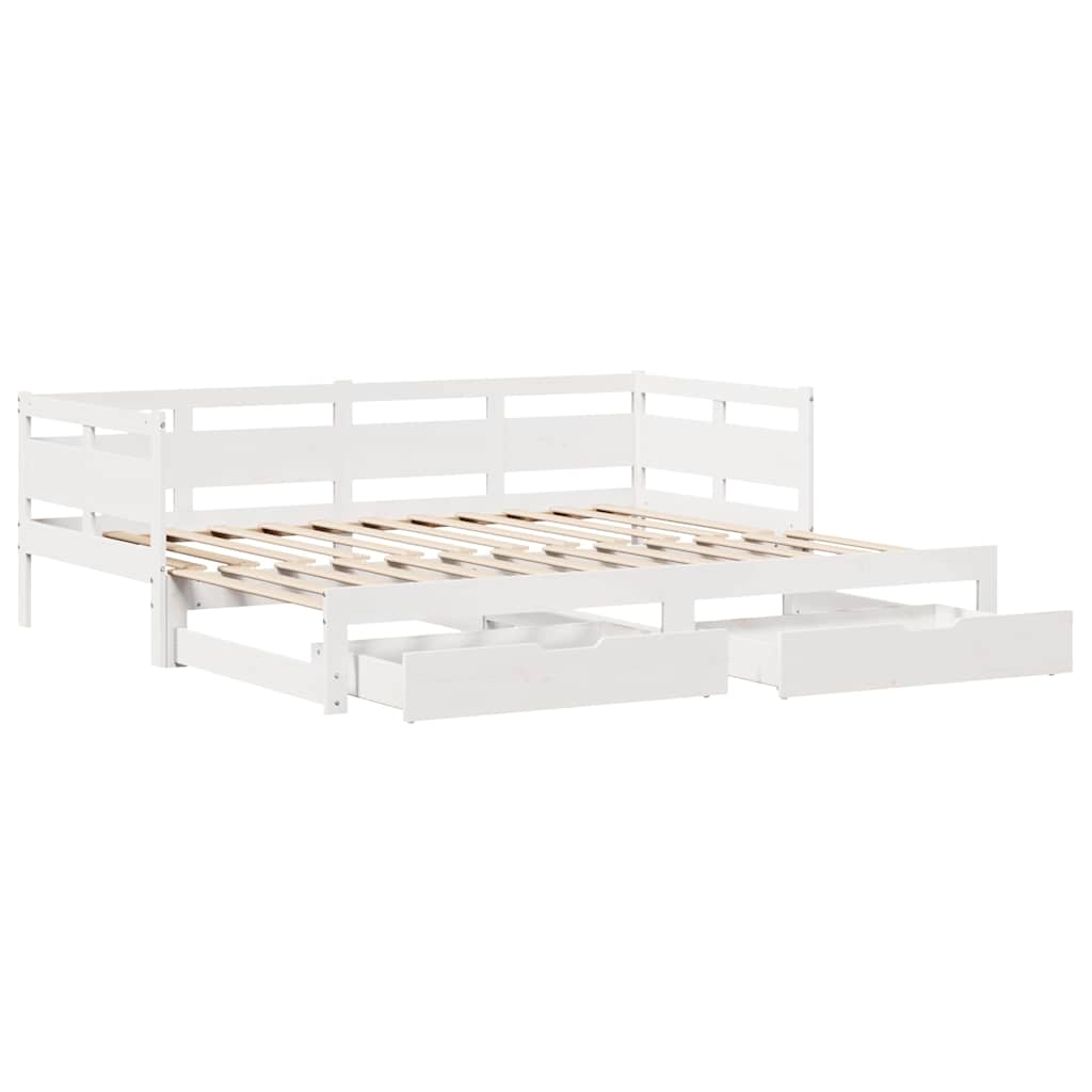 Daybed With Trundle And Drawers Without Mattress