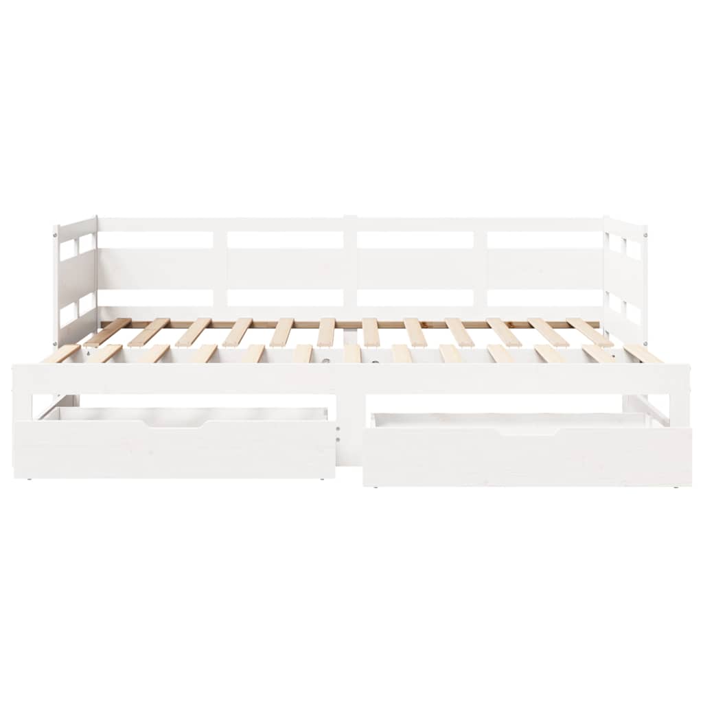 Daybed With Trundle And Drawers Without Mattress
