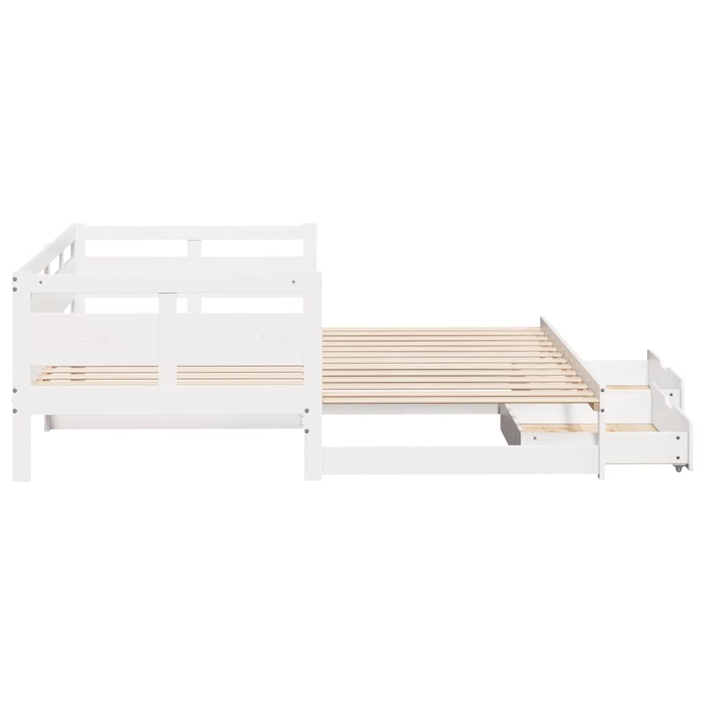 Daybed With Trundle And Drawers Without Mattress