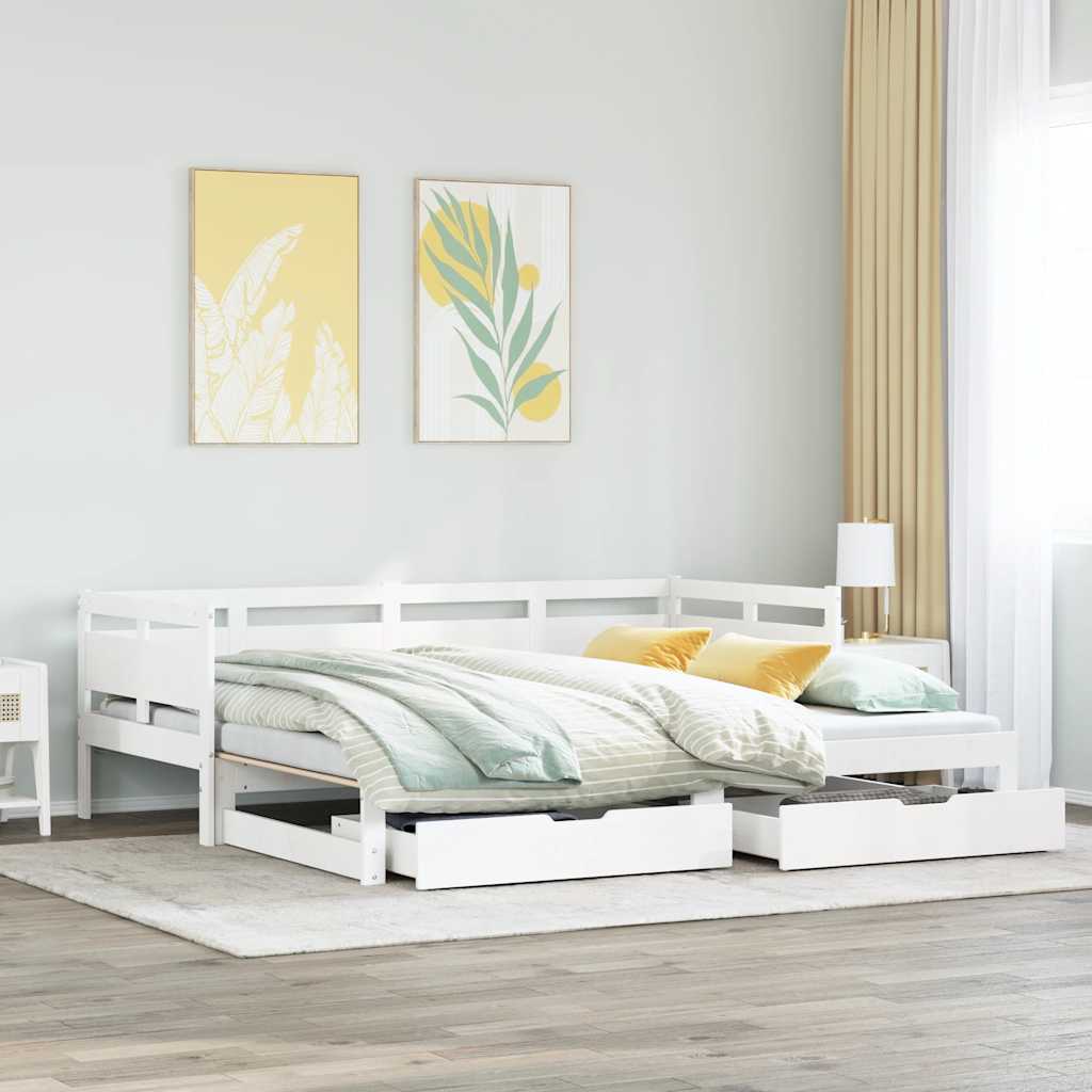 Daybed With Trundle And Drawers Without Mattress