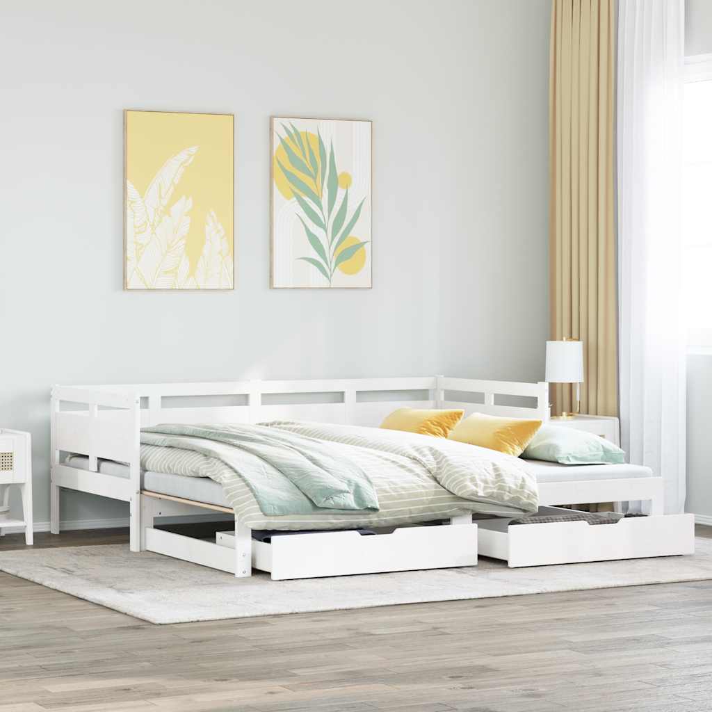 Daybed With Trundle And Drawers Without Mattress