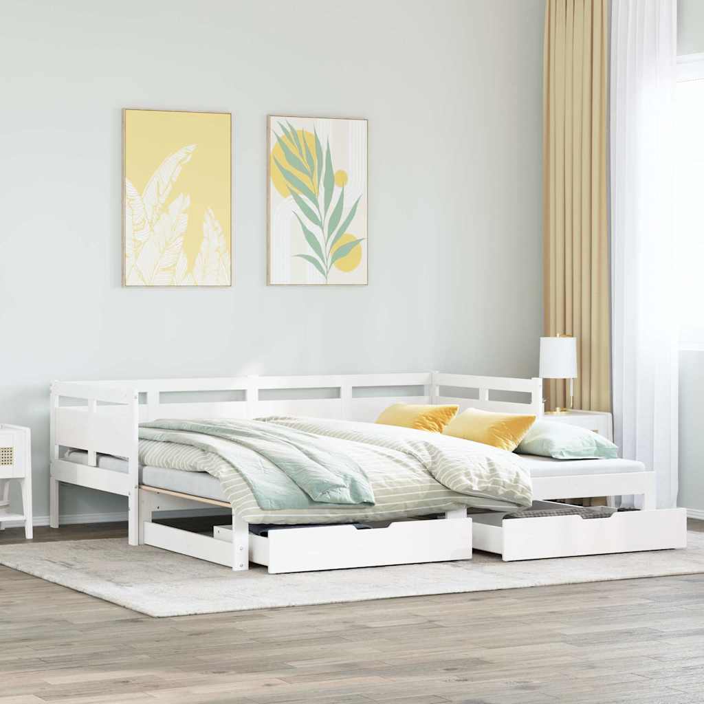 Daybed With Trundle And Drawers Without Mattress
