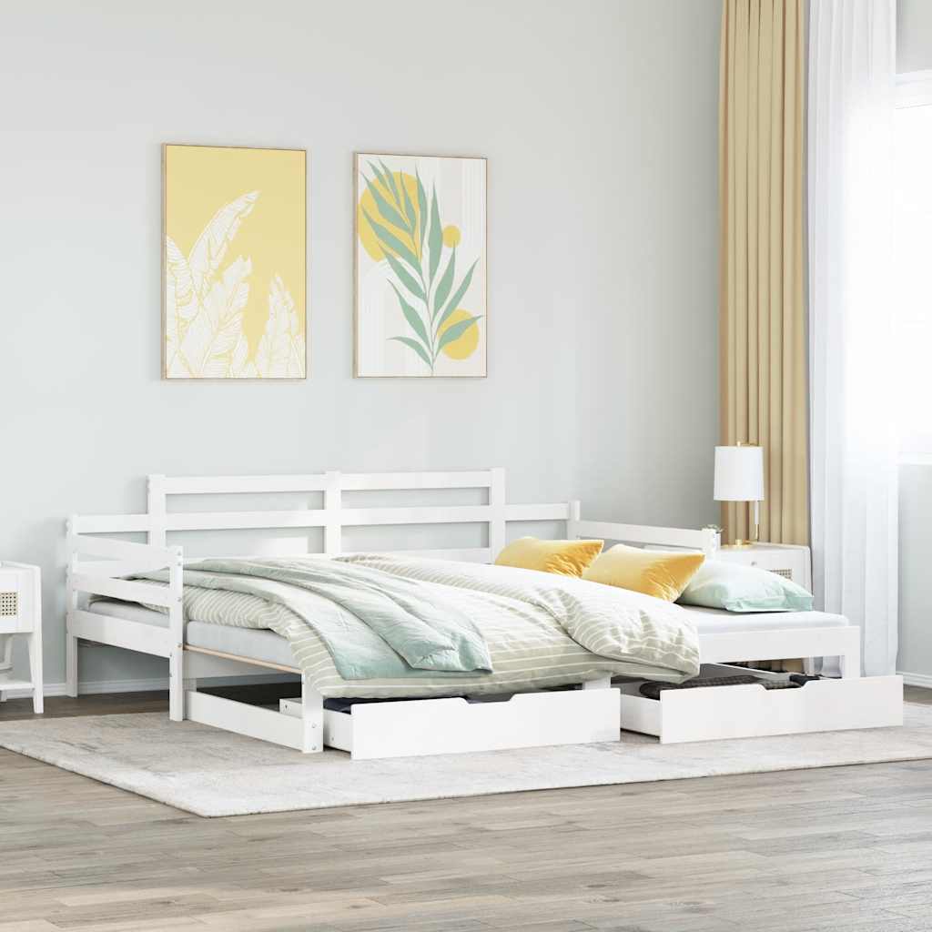 Daybed With Trundle And Drawers Without Mattress