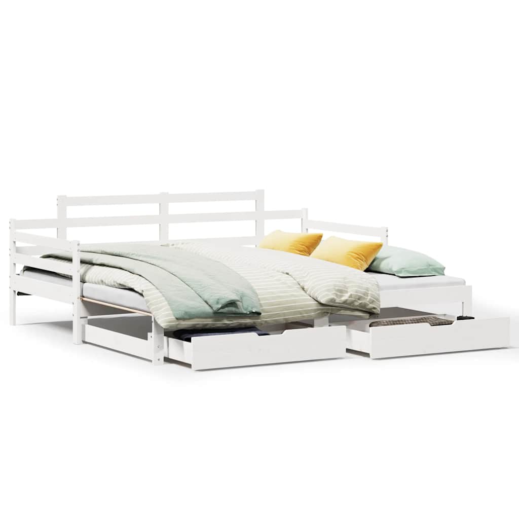 Daybed With Trundle And Drawers Without Mattress