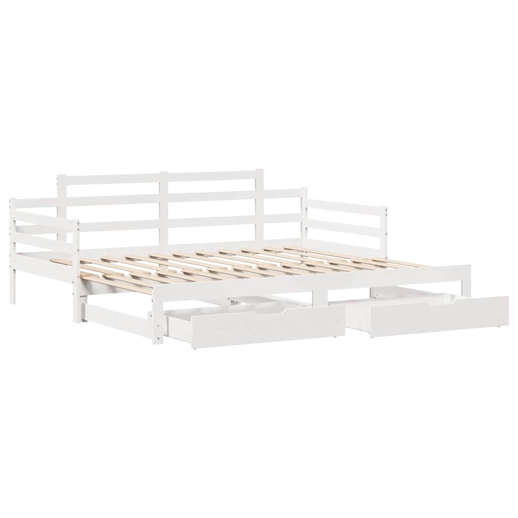 Daybed With Trundle And Drawers Without Mattress