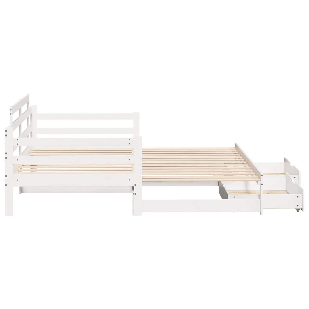 Daybed With Trundle And Drawers Without Mattress