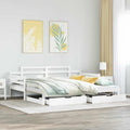 Daybed With Trundle And Drawers Without Mattress