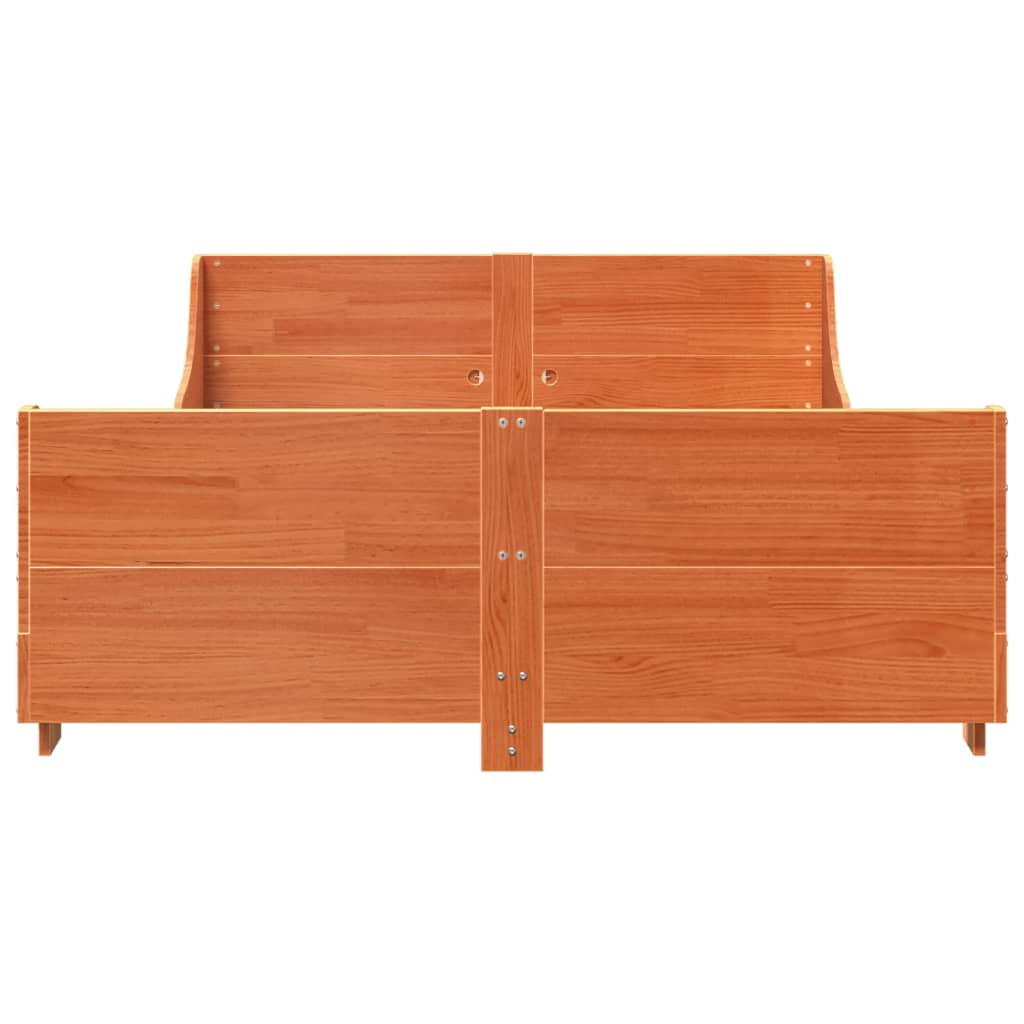 Bed Frame Without Mattress Solid Wood Pine