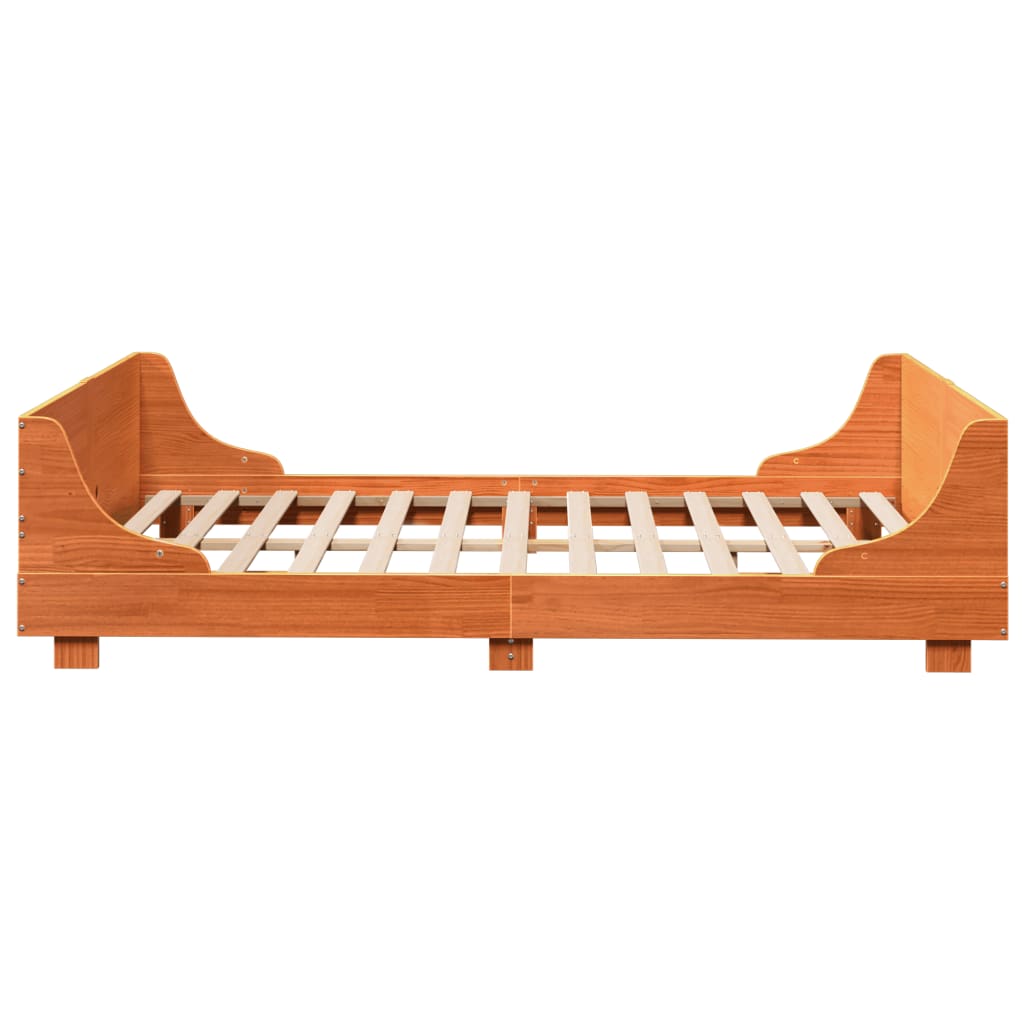 Bed Frame Without Mattress Solid Wood Pine