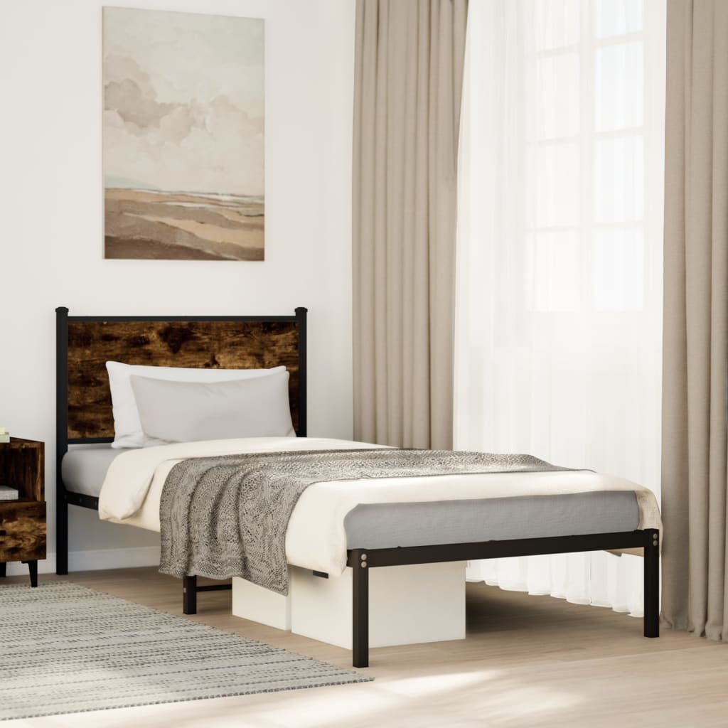 Metal Bed Frame Without Mattress